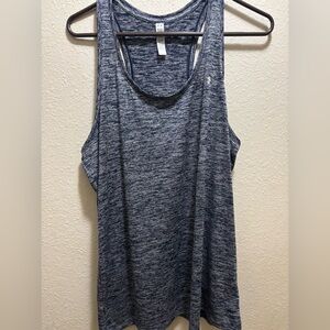 Under Armour HeatGear Racerback Tank Top Heather Grey XL